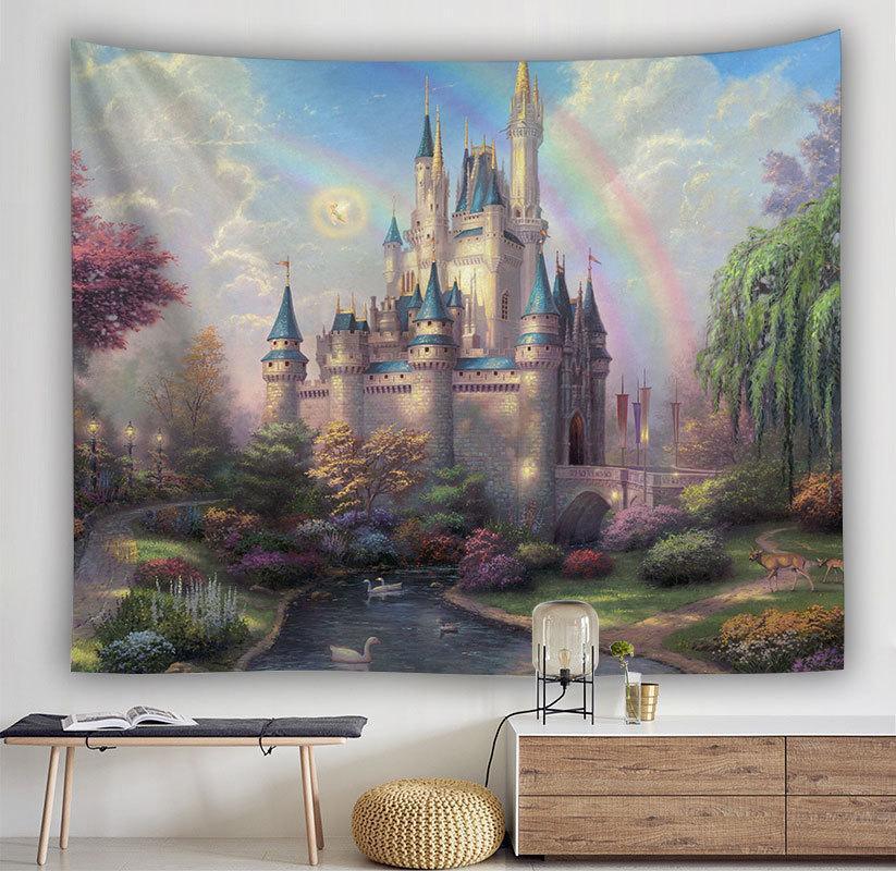 Fantasy Castle Tapestry