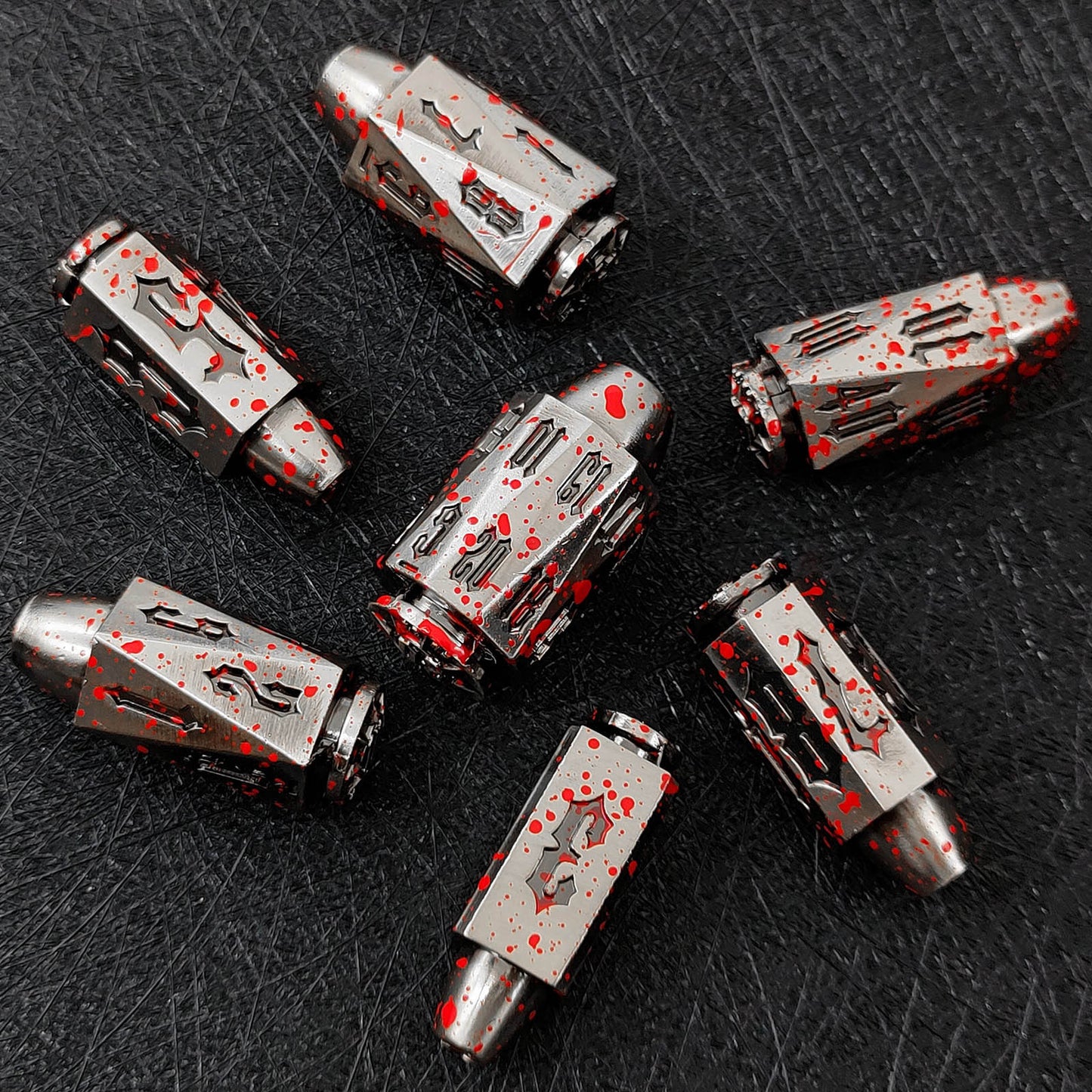 Metal Bullet Dice for RPGs