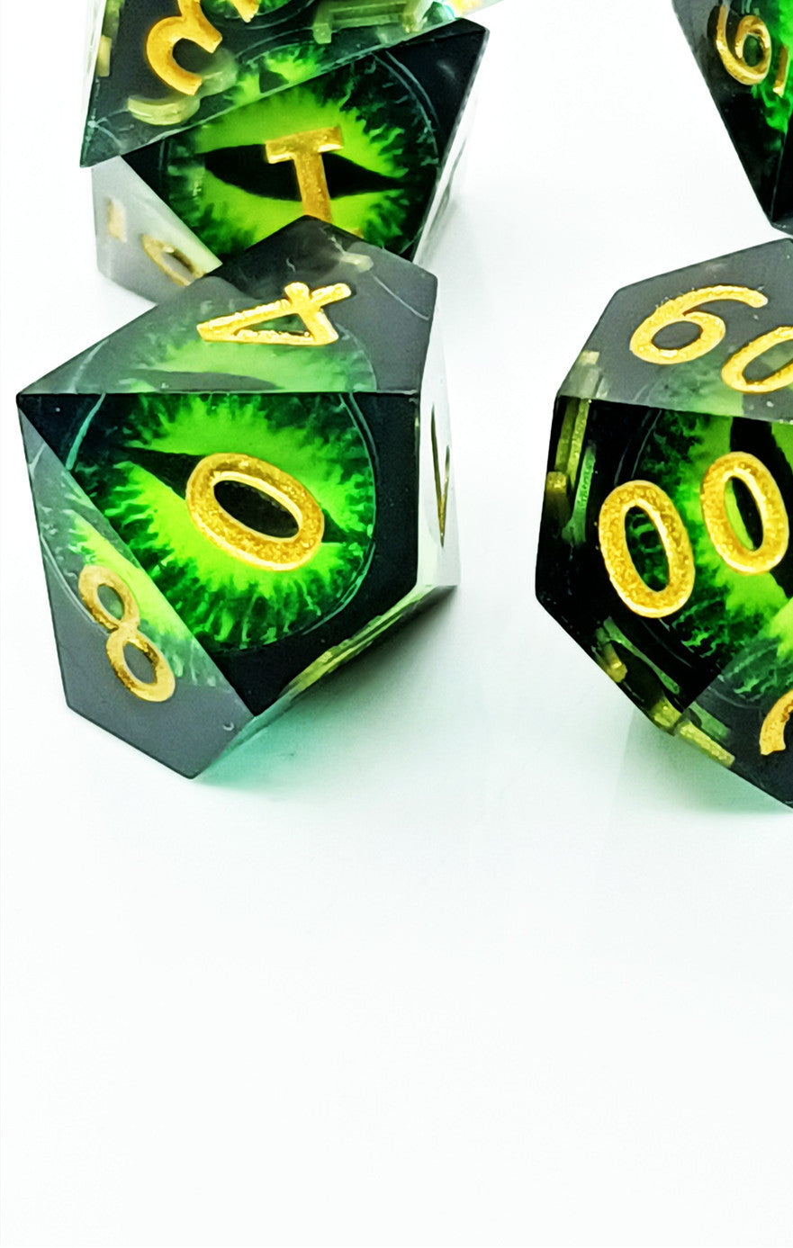 Green Dragon Eye Dice