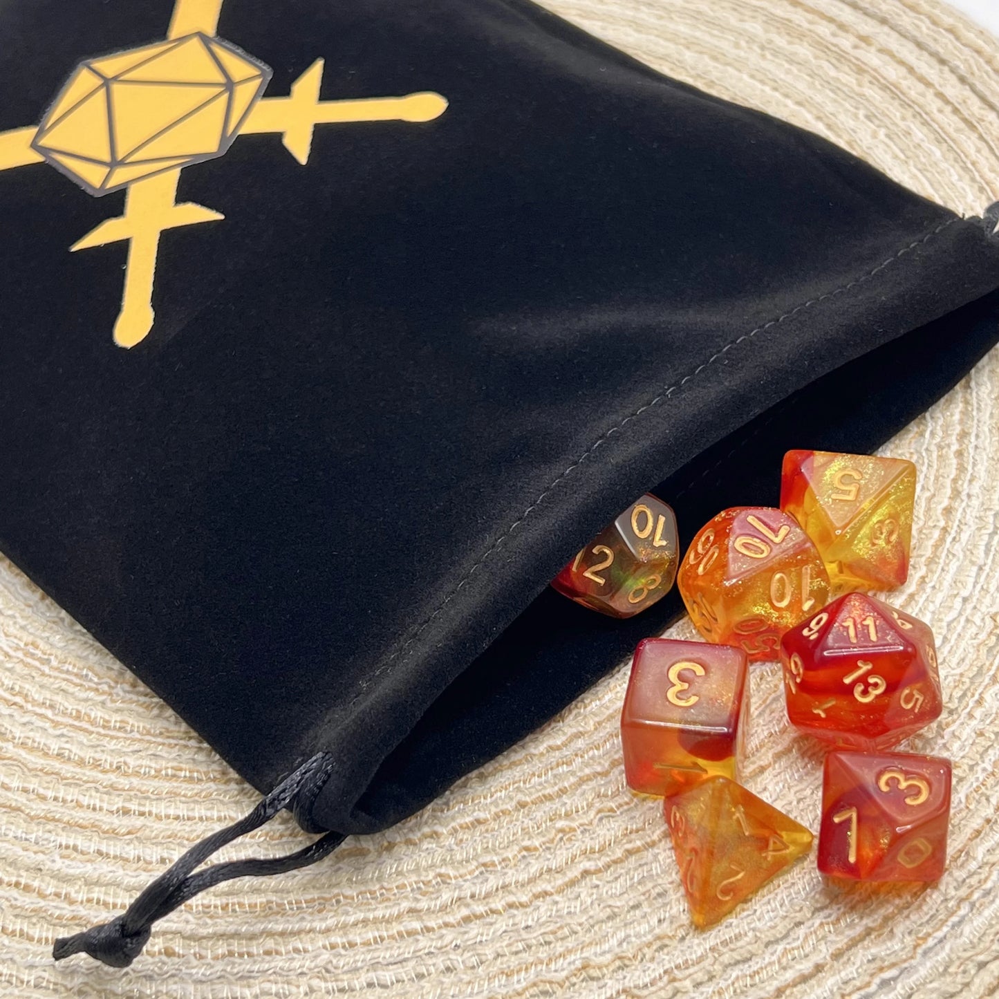 Velvet Dice Bag