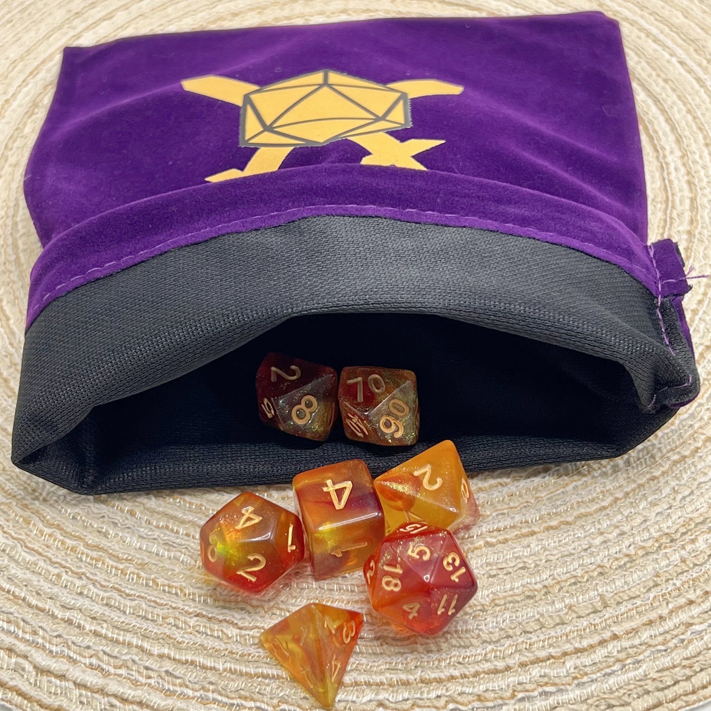 Velvet Dice Bag